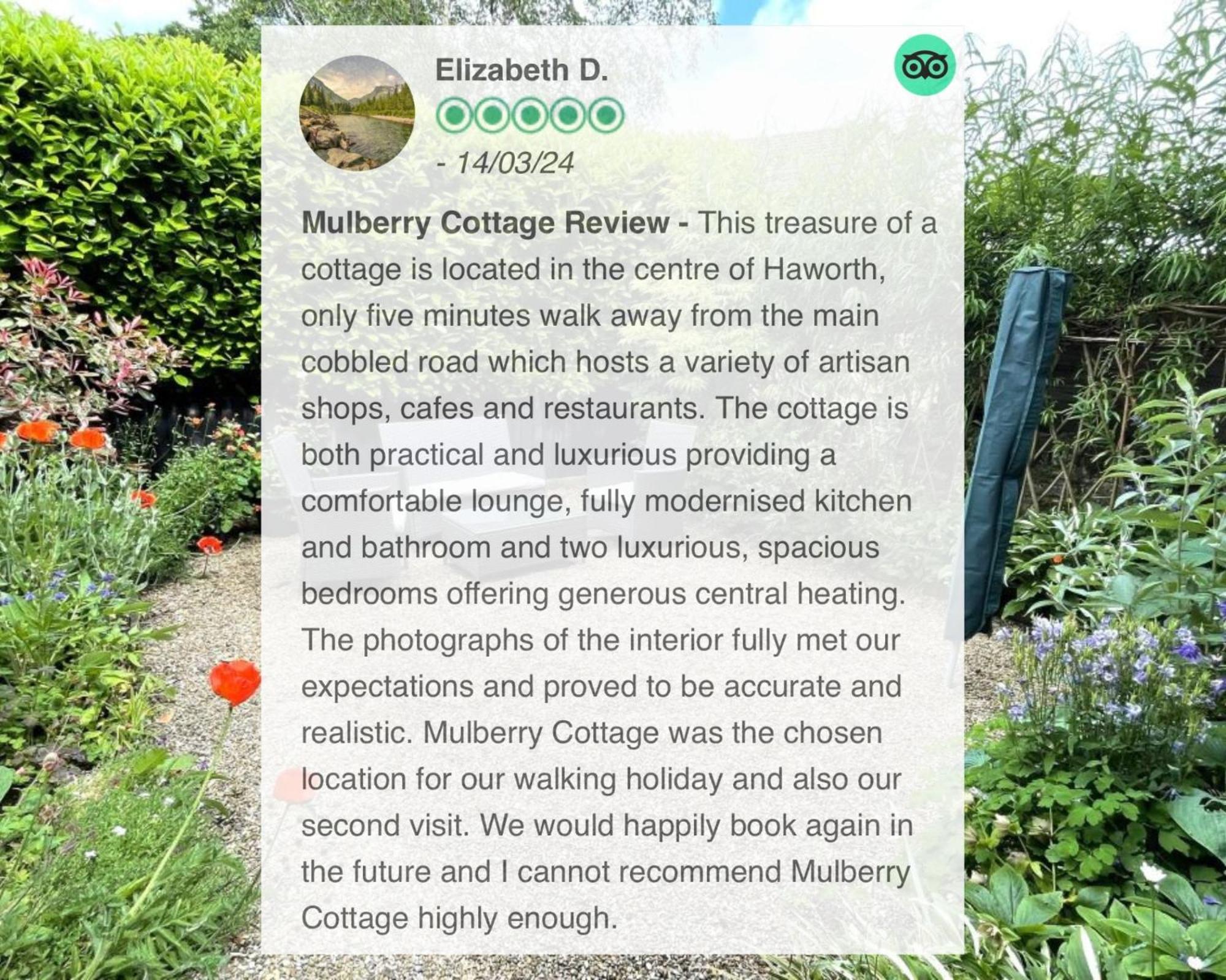 Mulberry Cottage With Wood Burner, Garden And Easy Parking Haworth Luaran gambar